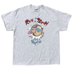“The Ren & Stimpy Show” Tee‎ Tshirt Y2K Size XL Nickelodeon